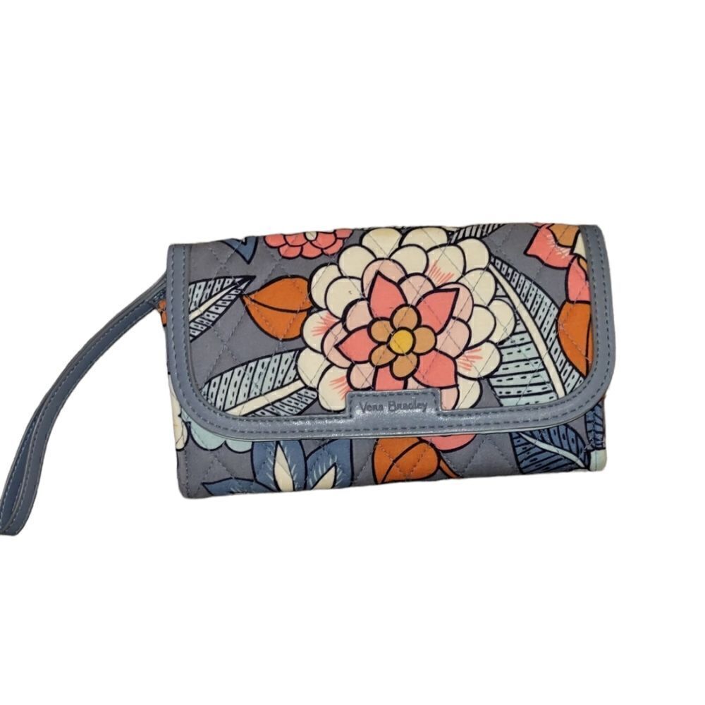 Vera Bradley Tropical Evening Wristlet Wallet